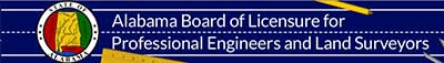 Logo for Alabama Board of Licensure for Professional Engineers and Land Surveyors