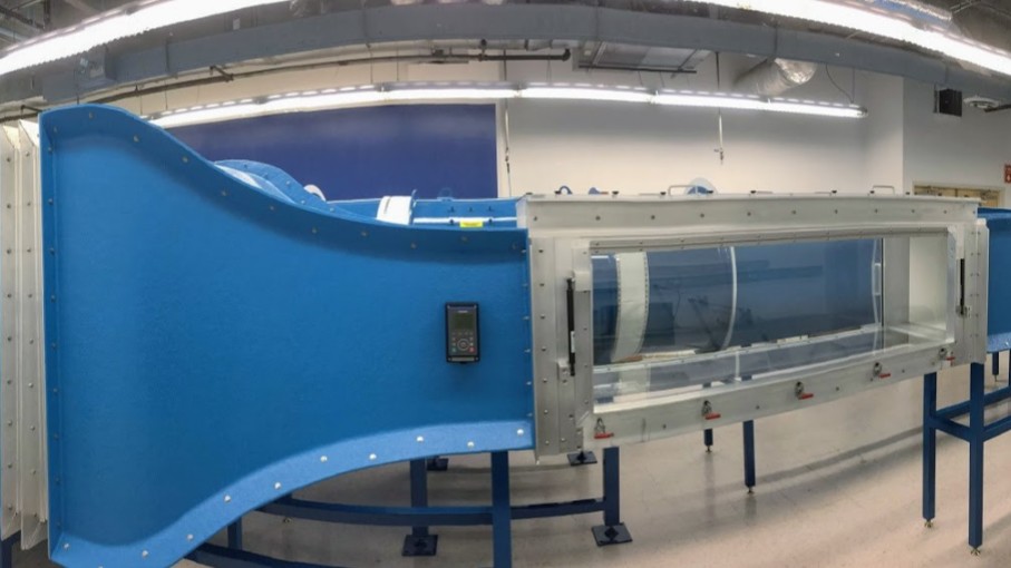 closed recirculating low speed wind tunnel