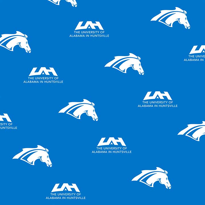 pattern of UAH and Chargers logos