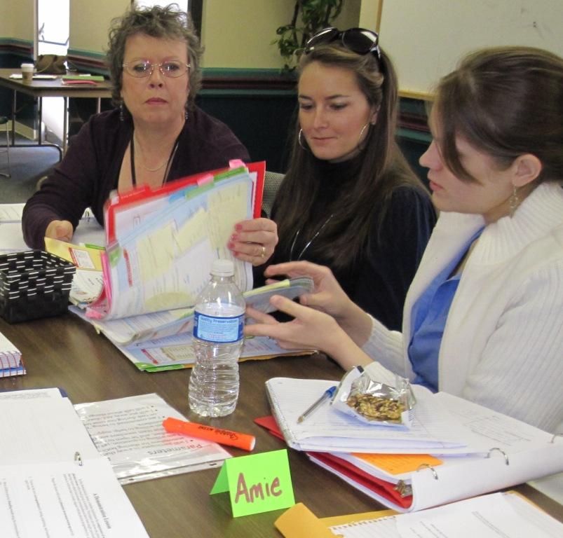 Pam Patrick and students cropped