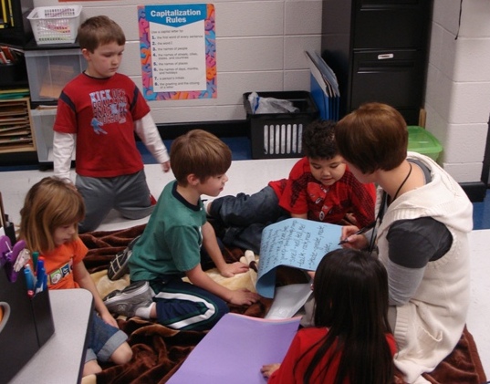 Students on the Blanket