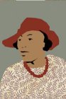 Zora Neale Hurston cartoon drawing