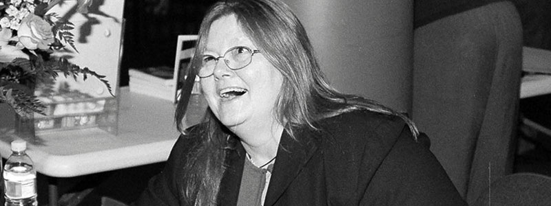 Dorothy Allison laughing