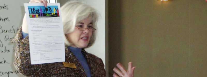 Professor talking about EXPO