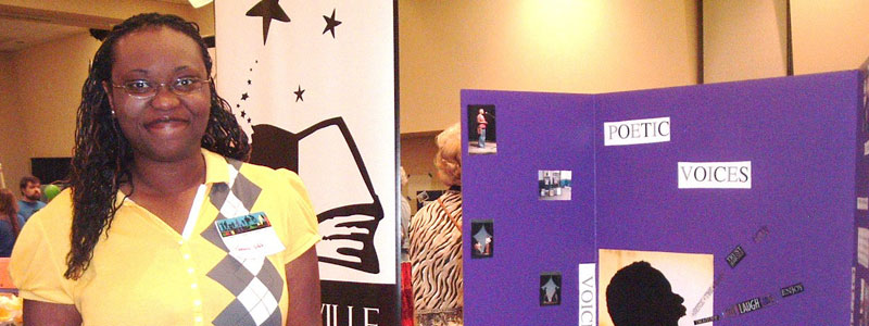 Student with Poetic Voices Trifold