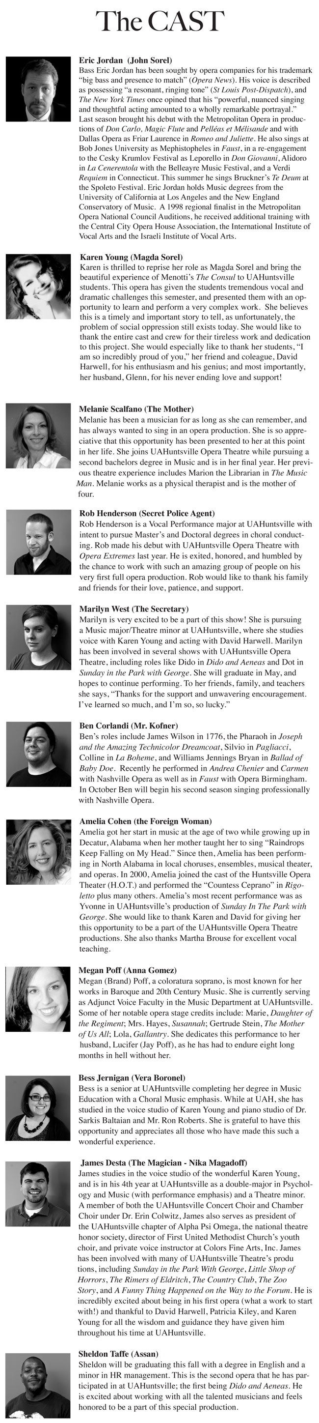 The Consul - Cast Part 1