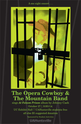 The Opera Cowboy & The Mountain Band Poster