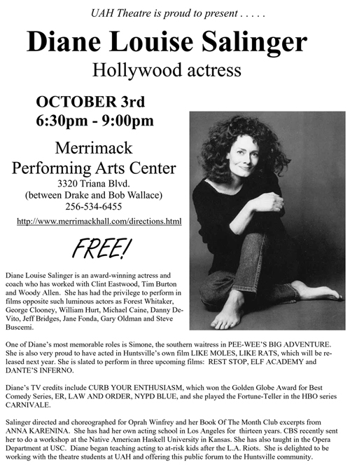 Diane Louise Salinger Poster