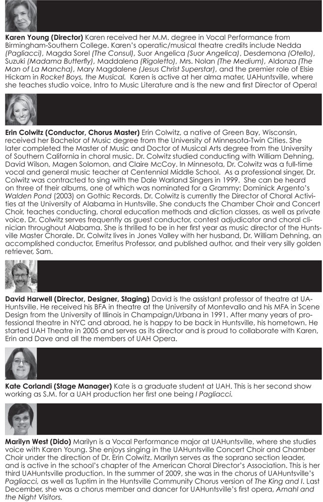 Dido and Aeneas - Cast Part 1