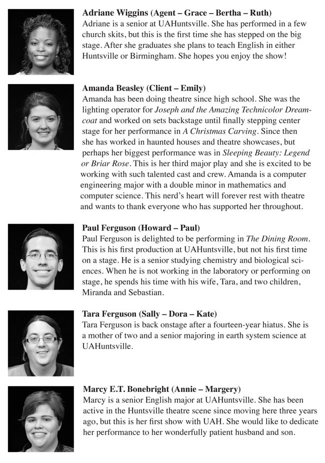 The Dining Room - Cast Part 1