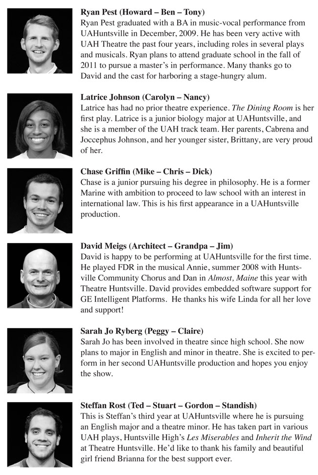 The Dining Room - Cast Part 3