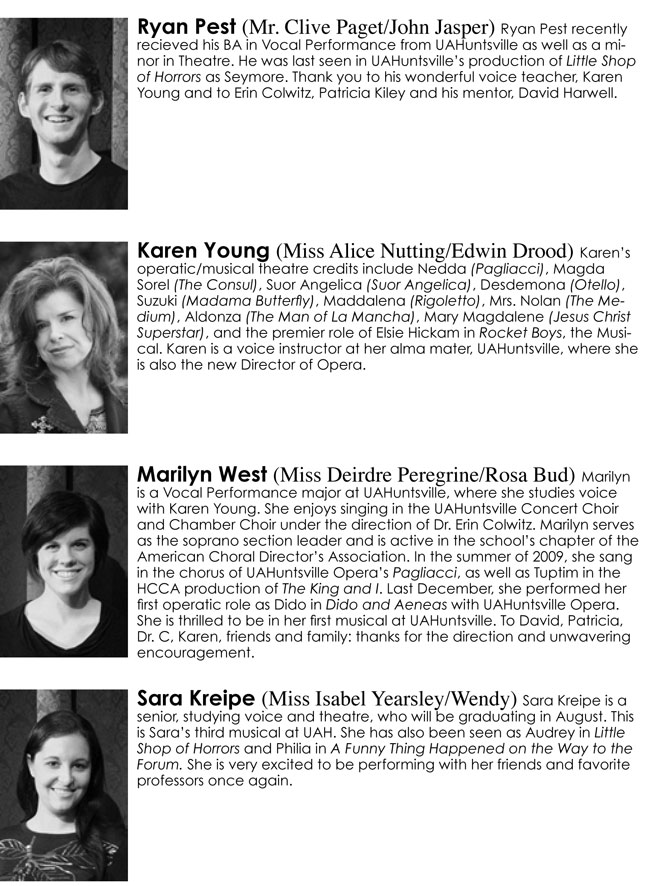 The Mystery of Edwin Drood - Cast Part 2