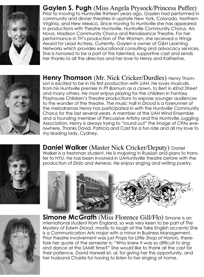 The Mystery of Edwin Drood - Cast Part 4