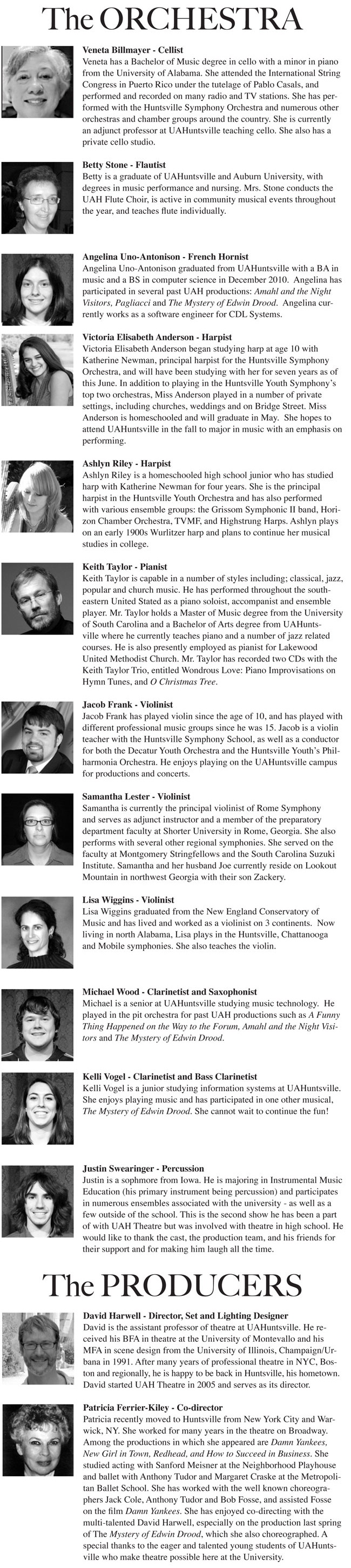 Sunday in the Park with George - Cast Part 2