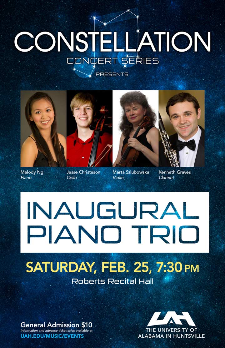 Constellation concert series presents "inaugural piano trio"