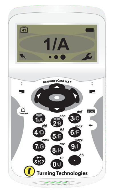 A Turning Technologies clicker