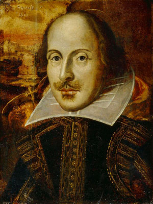 Illustration of William Shakespeare