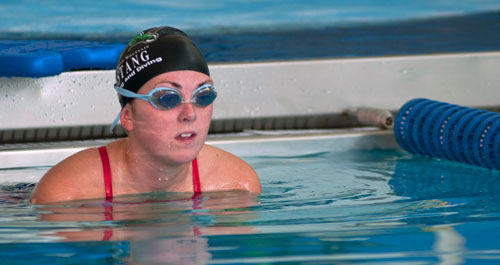 swimmer in a pool