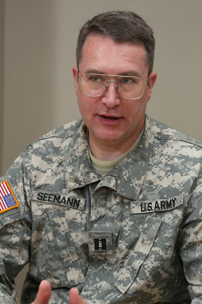 Dr. Eric Seemann, associate professor and faculty advisor to the Veteran Network.