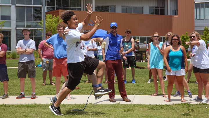 UAH Admissions hosts games and cookout