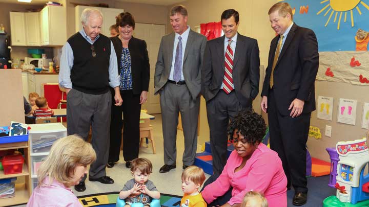 Bryant Bank presents check to UAH Rise School