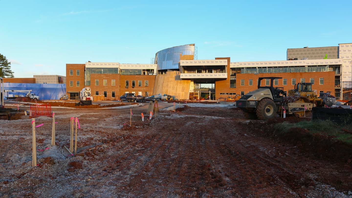 New UAH Student Services Building construction