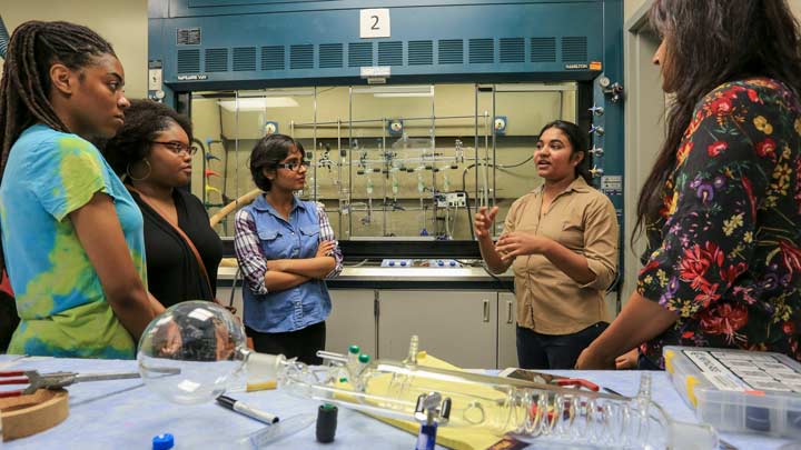 Now in its fifth year, shadowing program gives aspiring college students insight into undergraduate research opportunities 