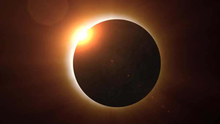 solar eclipse ocurring