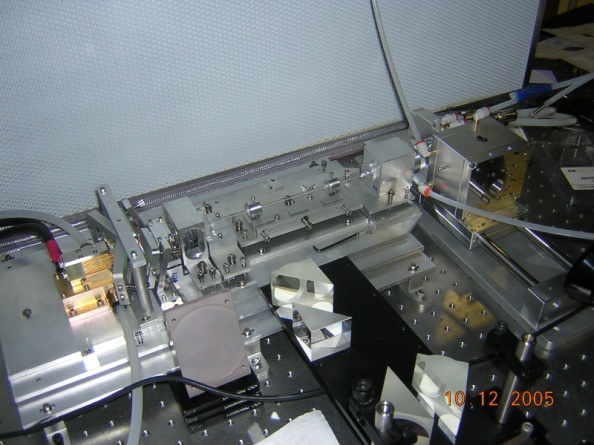 Fully assembled and work laser.