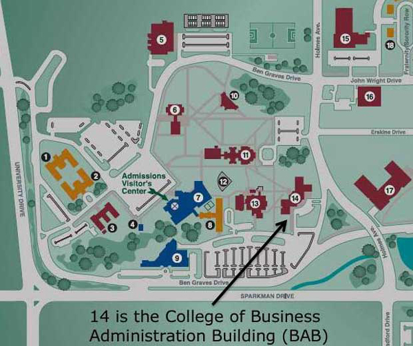 Map of UAH