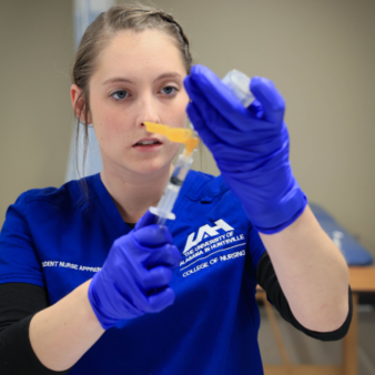 You belong in blue scrubs! Learn more about our BSN program.