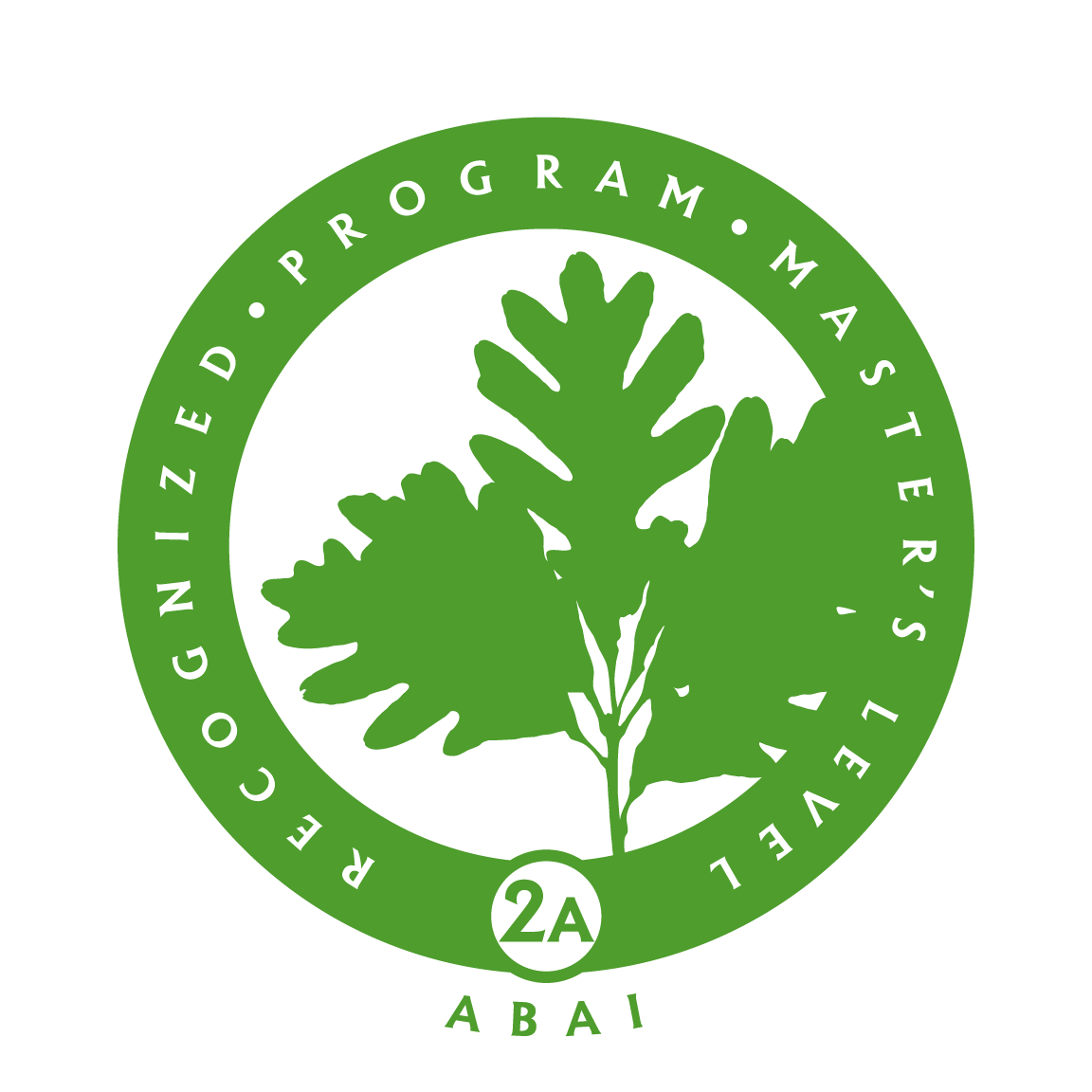 accreditation badge for the Association for Behavior Analysis International.