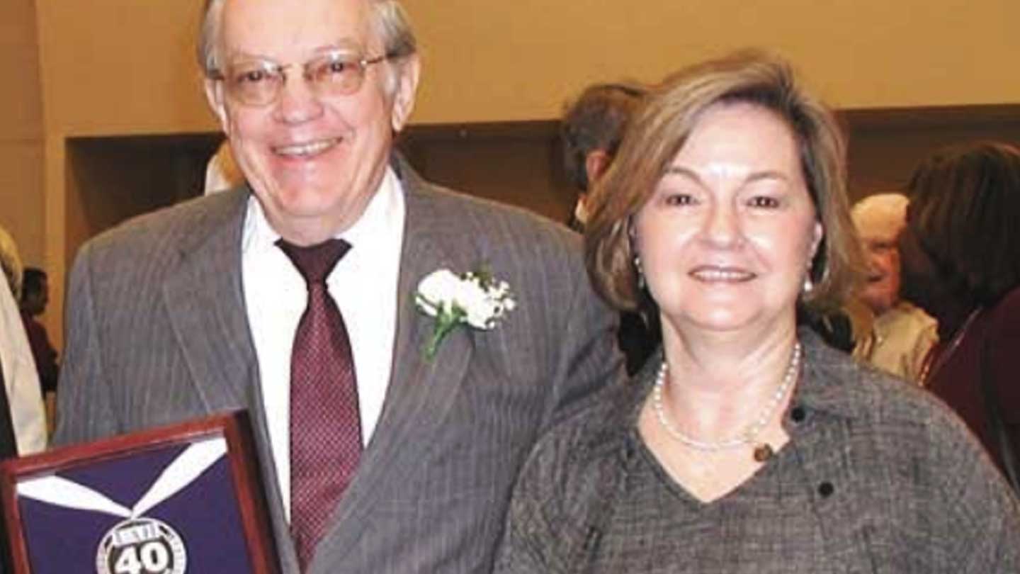 Dr. C. D. Johnson and his wife LaRue
