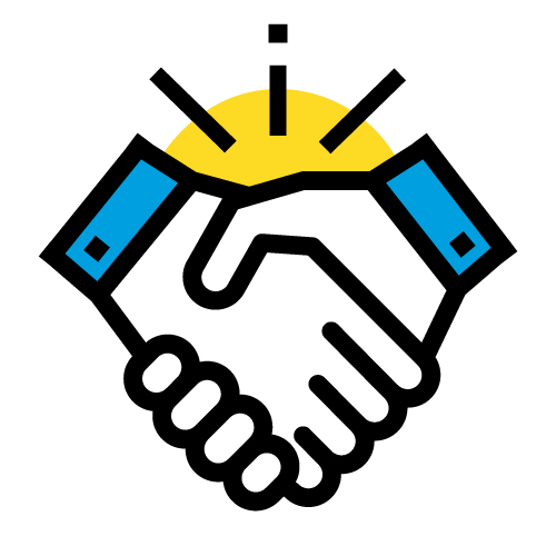 shaking hands icon