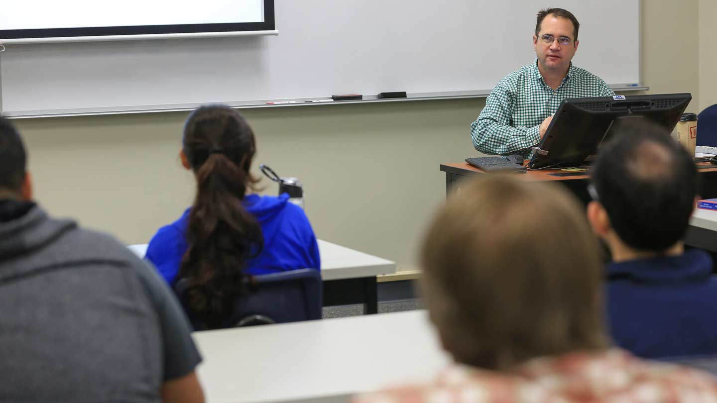 Graduate classroom