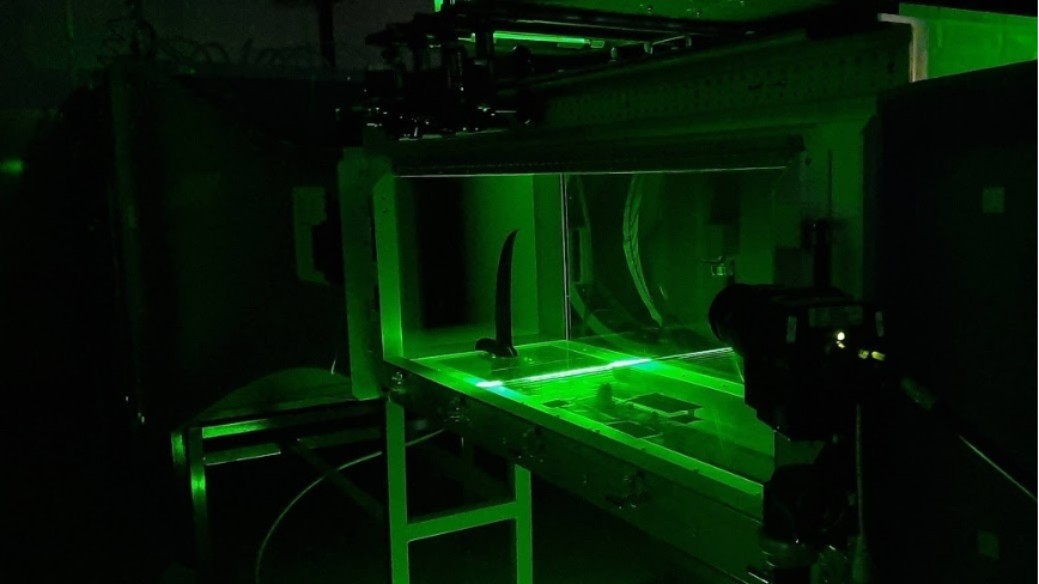 particle image velocimetry test