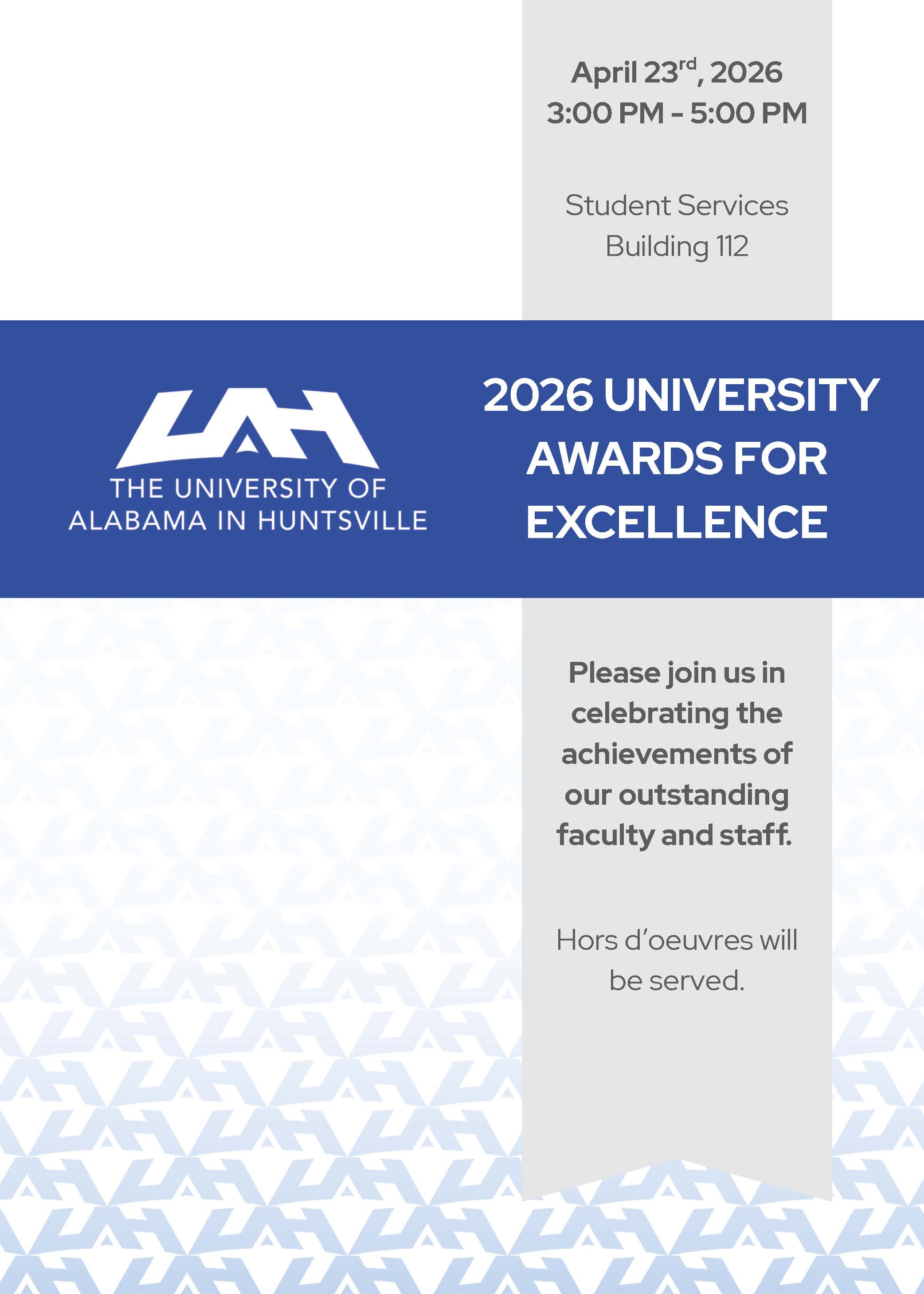 2026 University Awards for Excellence