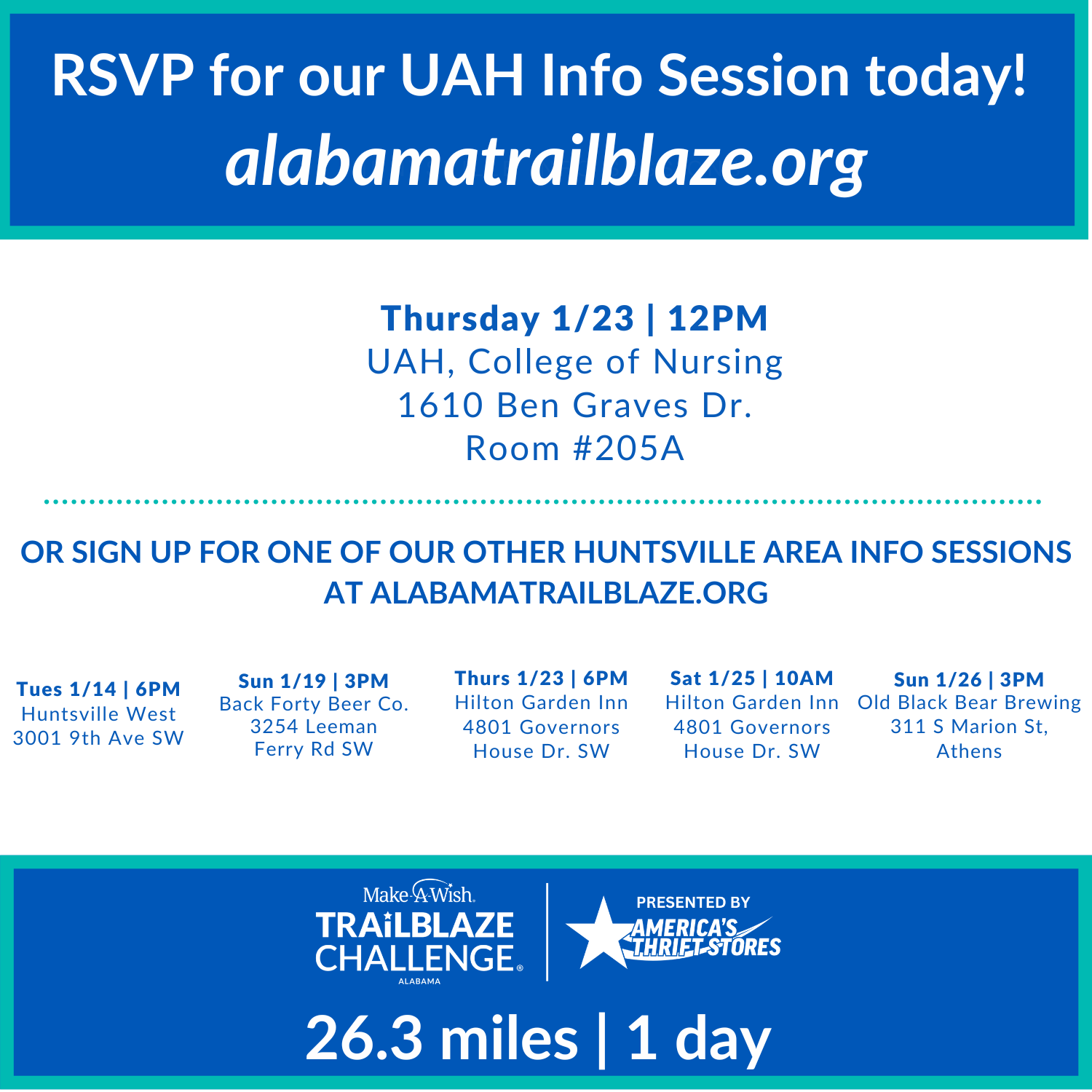 UAH Info Session Ad