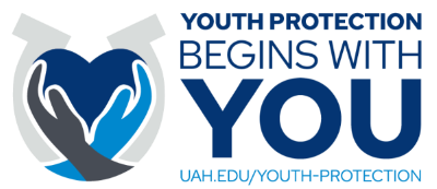 Youth Protection begins with you, uah.edu/youth-protection