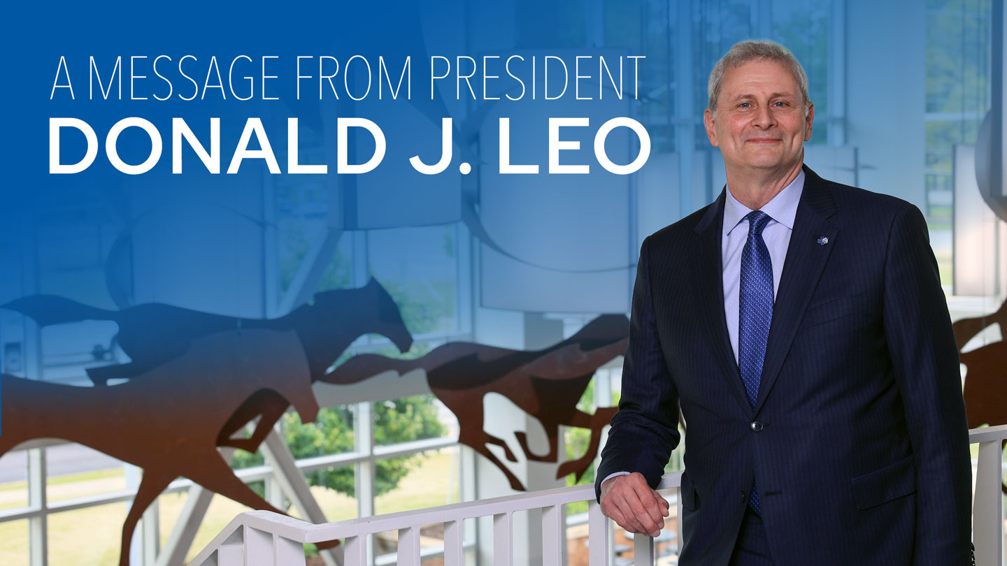 UAH President Donald J. Leo
