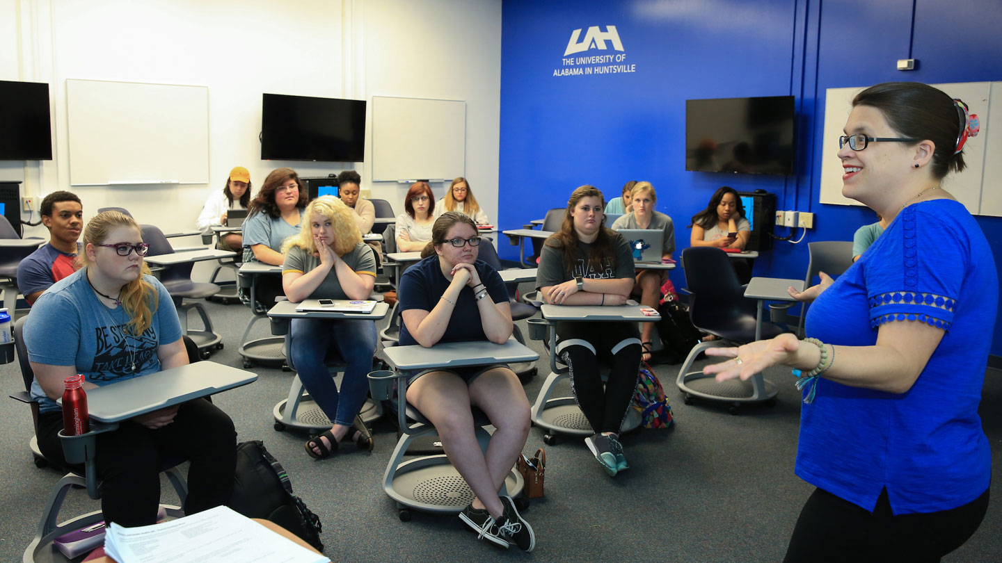Students pay close attention to their instructer's words