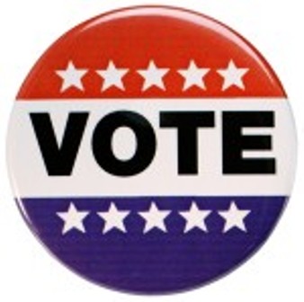 Vote Button clip art 1