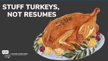 Stuff your Turkeys not your resumes ?>