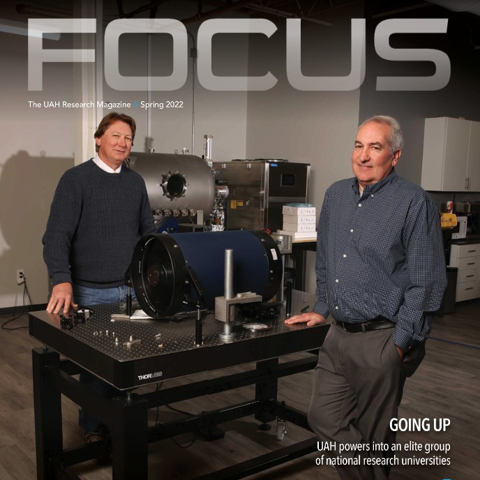 UAH Spring 2022 FOCUS Magazine cover page