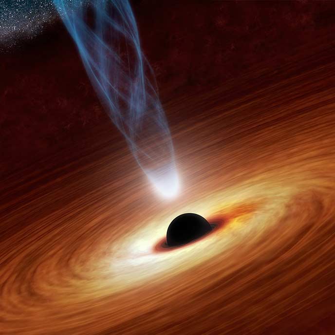 illustration of a blackhole