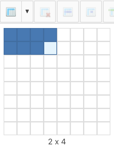 an example image of a table size adjuster