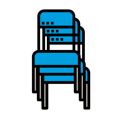 chair stack icon