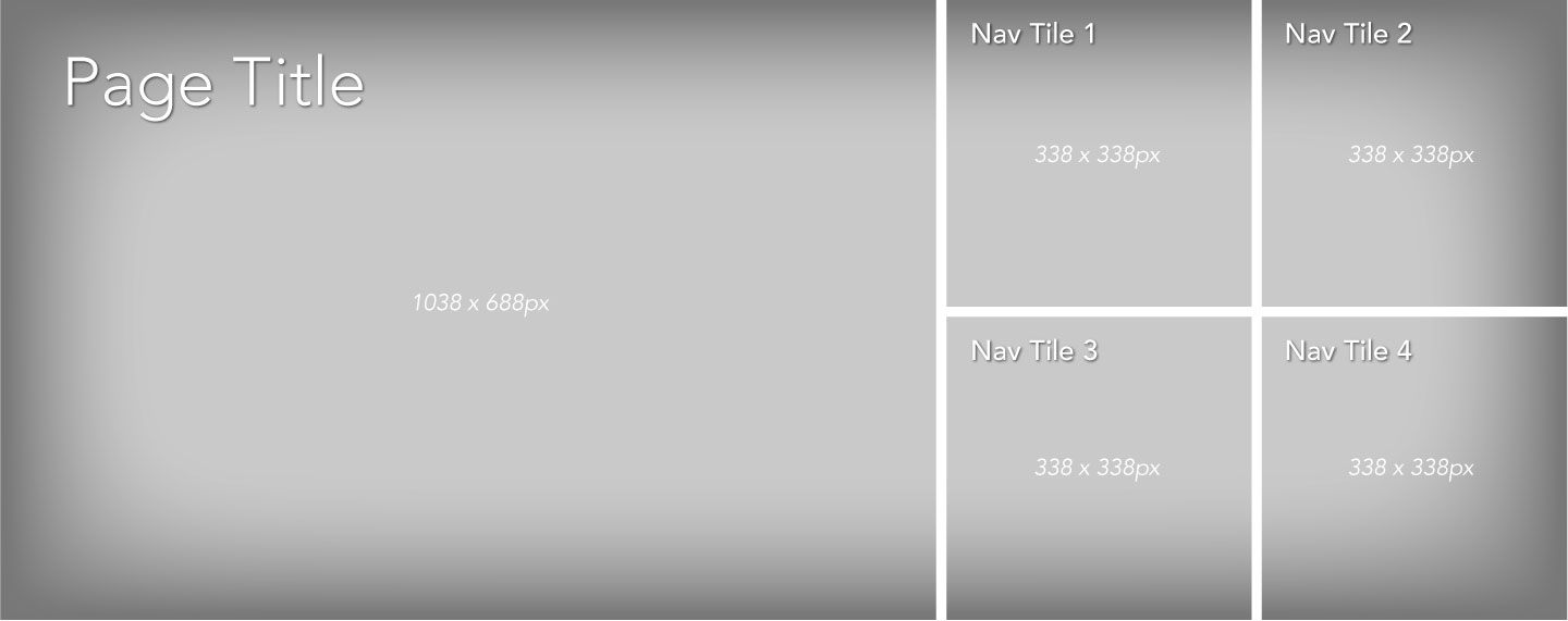 nav tile module example