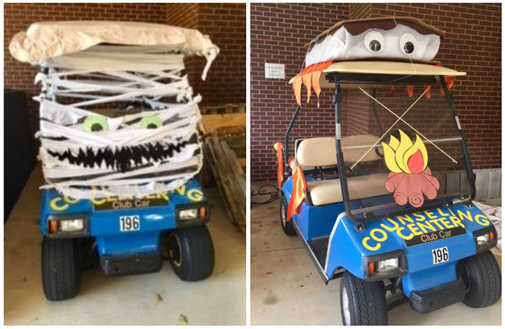 counseling center golf cart