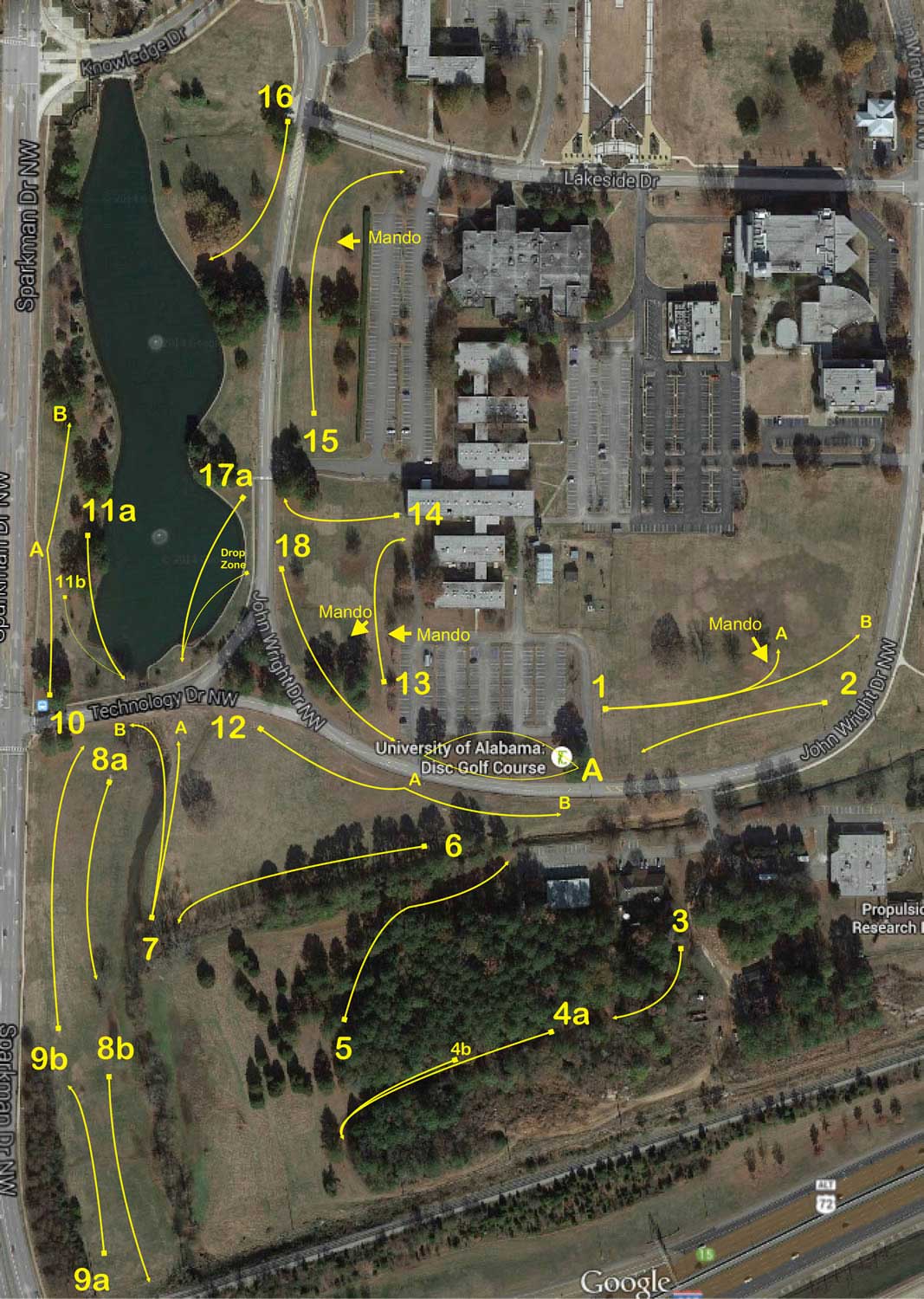 Disc Golf Course 2017